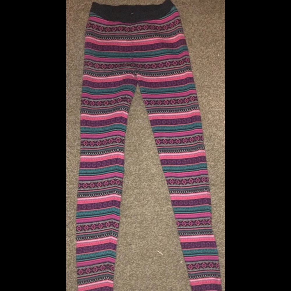 Striped leggings